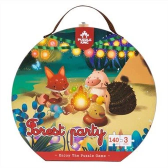 Детские сюжетные пазлы «Лесная вечеринка»