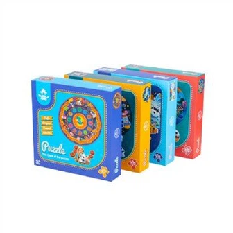 Винтажные картонные пазлы